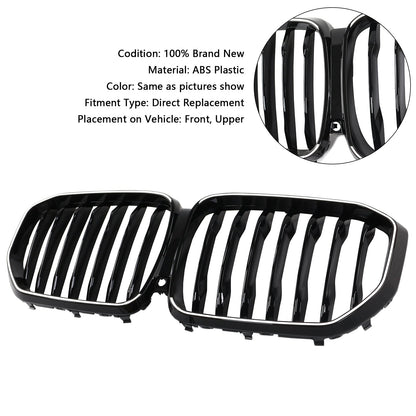 2019-2022 BMW X5 G05 M-Performance Gloss Black Front Kidney Grille (51137454887)