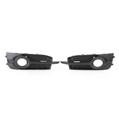 2011-2014 Audi A1 8X S-Line Front Bumper Fog Light Cover Grille — Pair (8X0807682B)