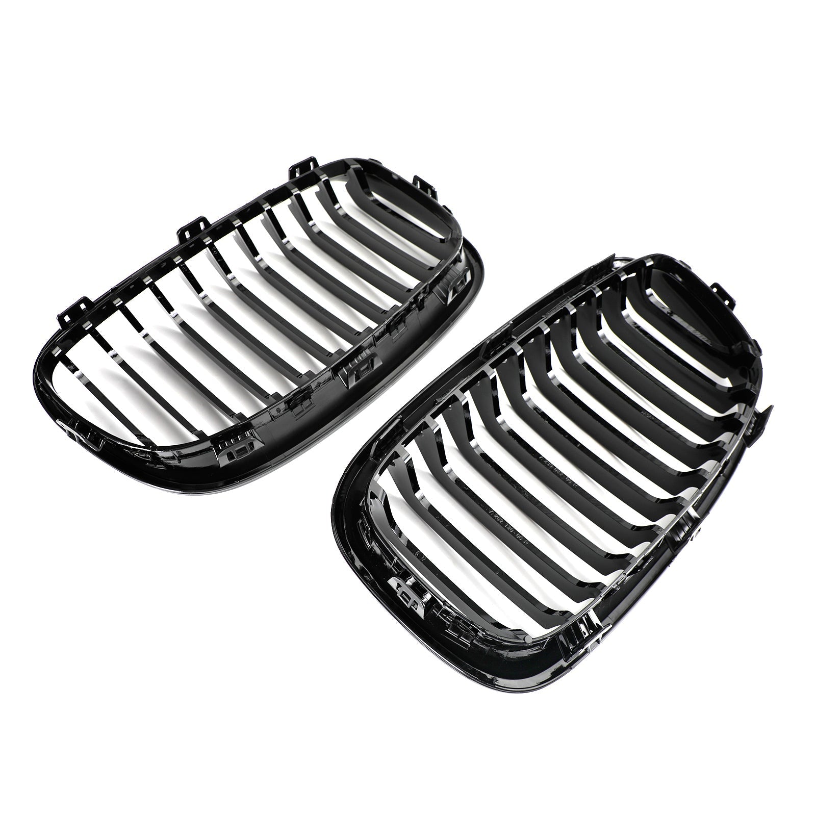 2012-2014 BMW 1 Series F20 F21 3-Door Pre-Facelift Front Bumper Kidney Grille — Pair (51137239021 / 51137262119)