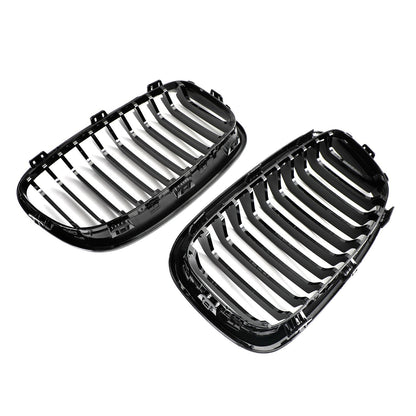 2012-2014 BMW 1 Series F20 F21 3-Door Pre-Facelift Front Bumper Kidney Grille — Pair (51137239021 / 51137262119)