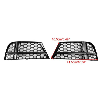 2016-2020 Audi A3 8V S-Line Front Fog Light Cover Bezel Grille — Pair (8V3807681AE / 8V3807682Q)