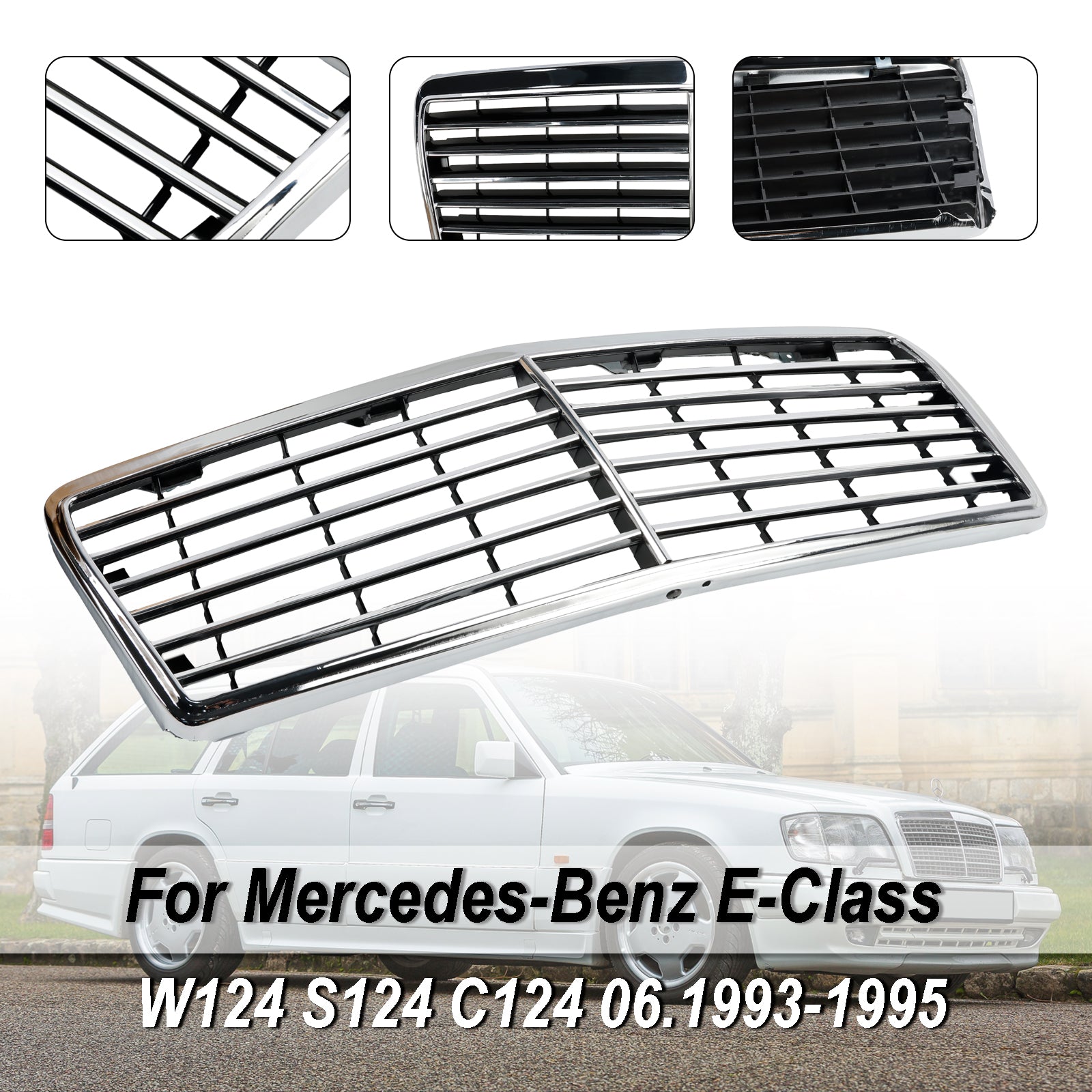 1993-1995 Mercedes-Benz E-Class W124 S124 C124 Front Bumper Grille