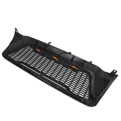Front Grille Bumper Hood Mesh Grill Fit Toyota Tacoma 2005-2011 With LED lights