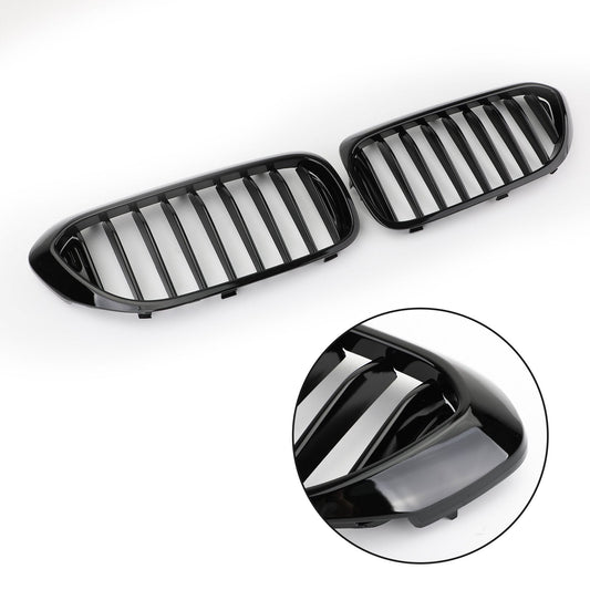 2017-2019 BMW 5 Series G30 530i 540i Gloss Black Front Kidney Grille