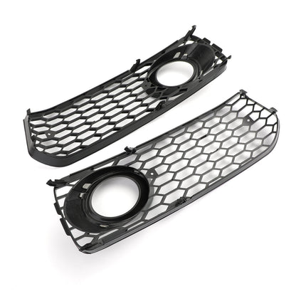 2008-2012 Audi A5 S-Line S5 B8 RS5 Style Black Fog Light Grill Grille — Pair