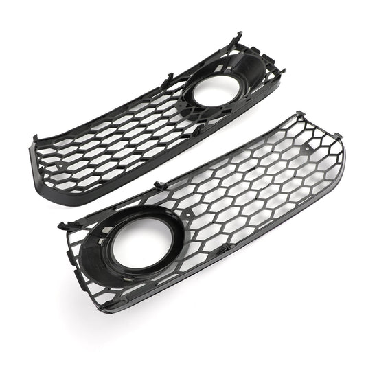 2008-2012 Audi A5 S-Line S5 B8 RS5 Style Black Fog Light Grill Grille — Pair