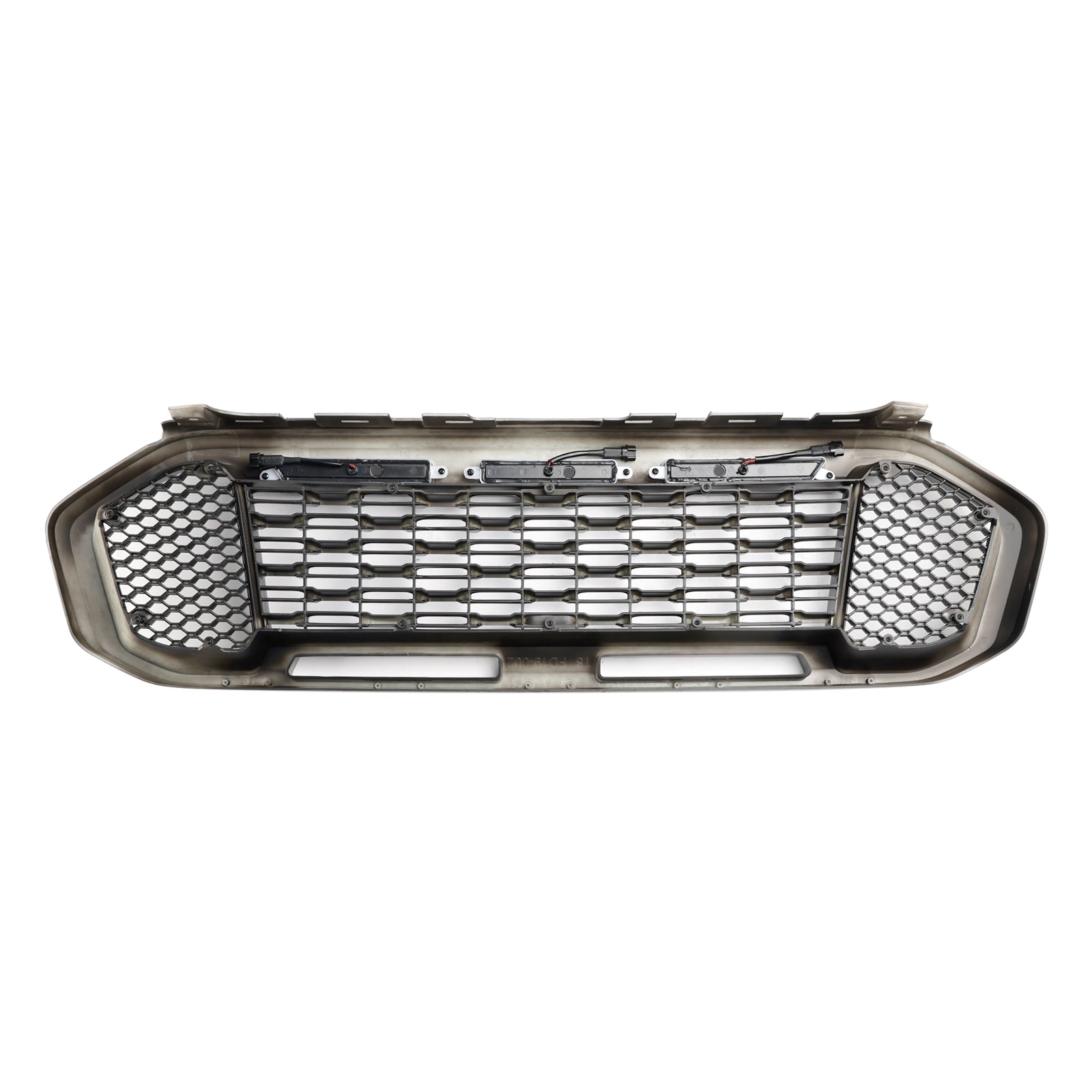 2019-2023 Ford Ranger Black Front Bumper Grill Grille T8 W/LED Light