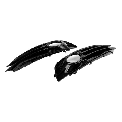2009-2012 Audi A3 8P S-Line Front Lower Bumper Grille Fog Light Cover — Pair (8P0807682 / 8P0807681)