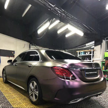 Diamond Chameleon Purple Copper Car Wrap