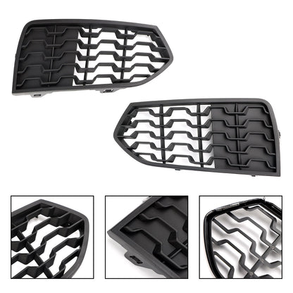 2012-2017 BMW 2 Series F22 M Sport Front Bumper Fog Light Grille — Pair (51118056797 / 51118056798)