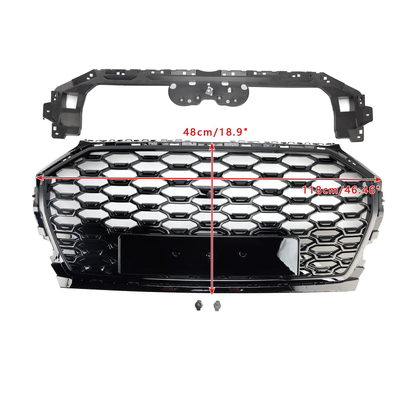 2021-2025 Audi Q5 SQ5 RSQ5 Style Front Honeycomb Mesh Grille