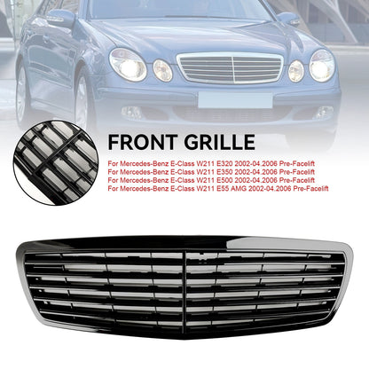 2002-2006 Mercedes-Benz E-Class W211 E320 E350 E500 E55 Front Grille