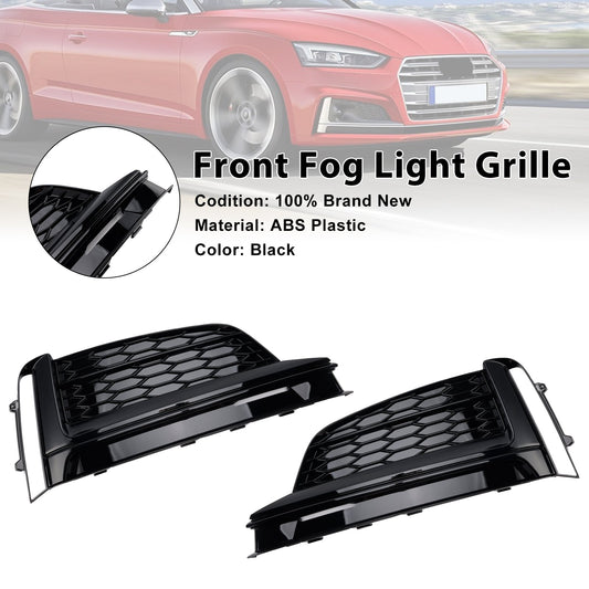 2018-2019 Audi A5 S-Line S5 Front Bumper Fog Light Grille Cover