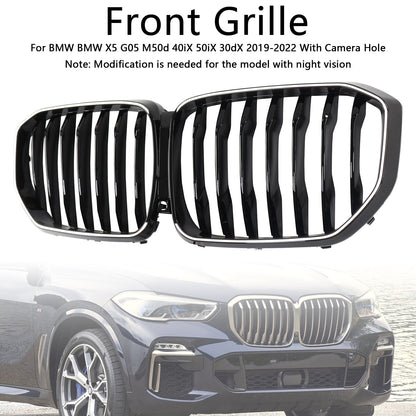 2019-2022 BMW X5 G05 M-Performance Gloss Black Front Kidney Grille (51137454887)