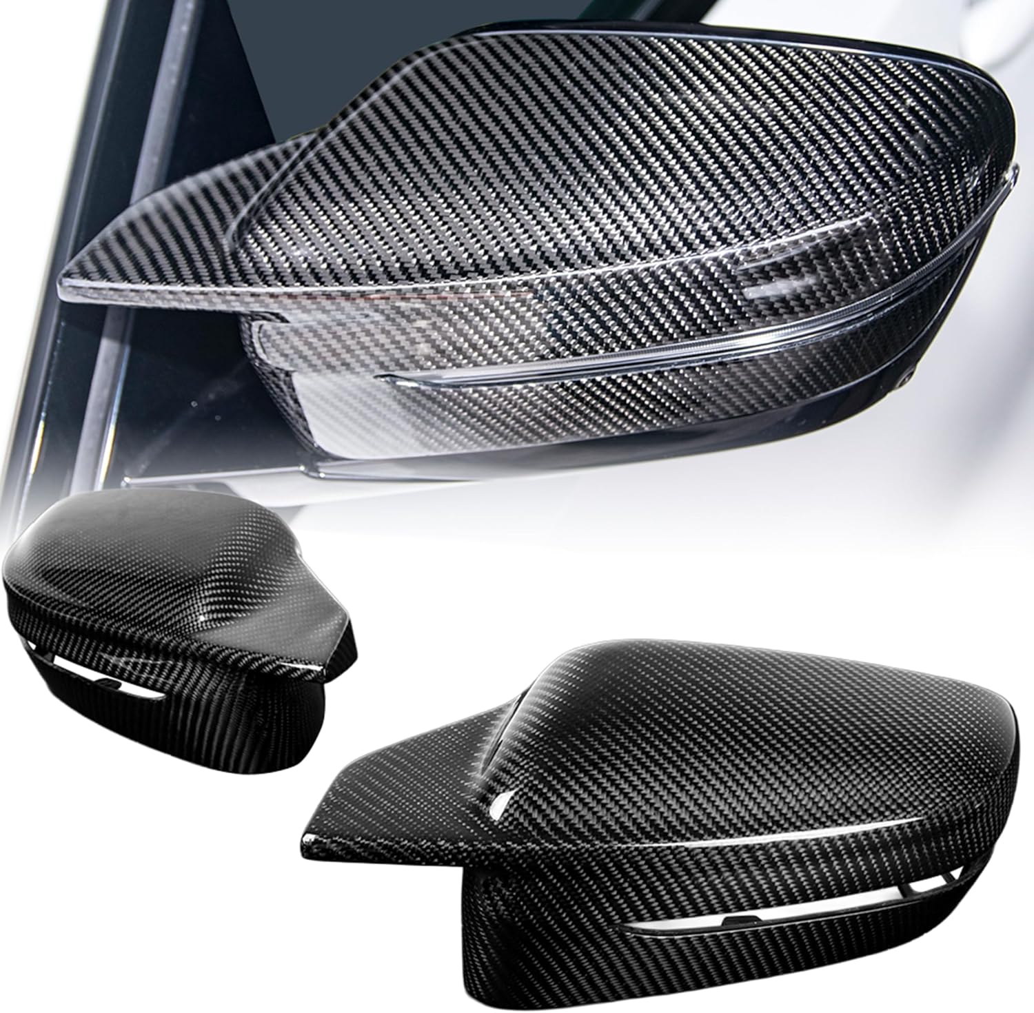 AeroBon CF Mirror Caps BMW 3 Series G20 (2019-2025) - main hero view