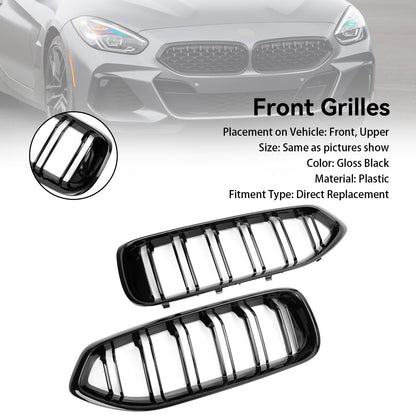 2019-2024 BMW Z4 G29 20i 30i M40i Gloss Black Front Kidney Grille (51138091295)
