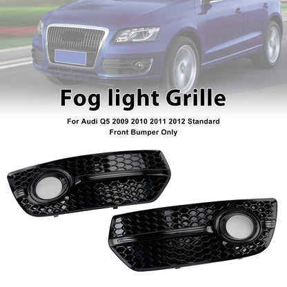 2009-2012 Audi Q5 Front Bumper Fog Light Lamp Cover — Pair