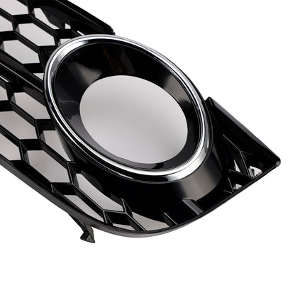 2007-2011 Audi A5 Standard Style Honeycomb Front Fog Lamp Cover Grille — Pair (1522024)