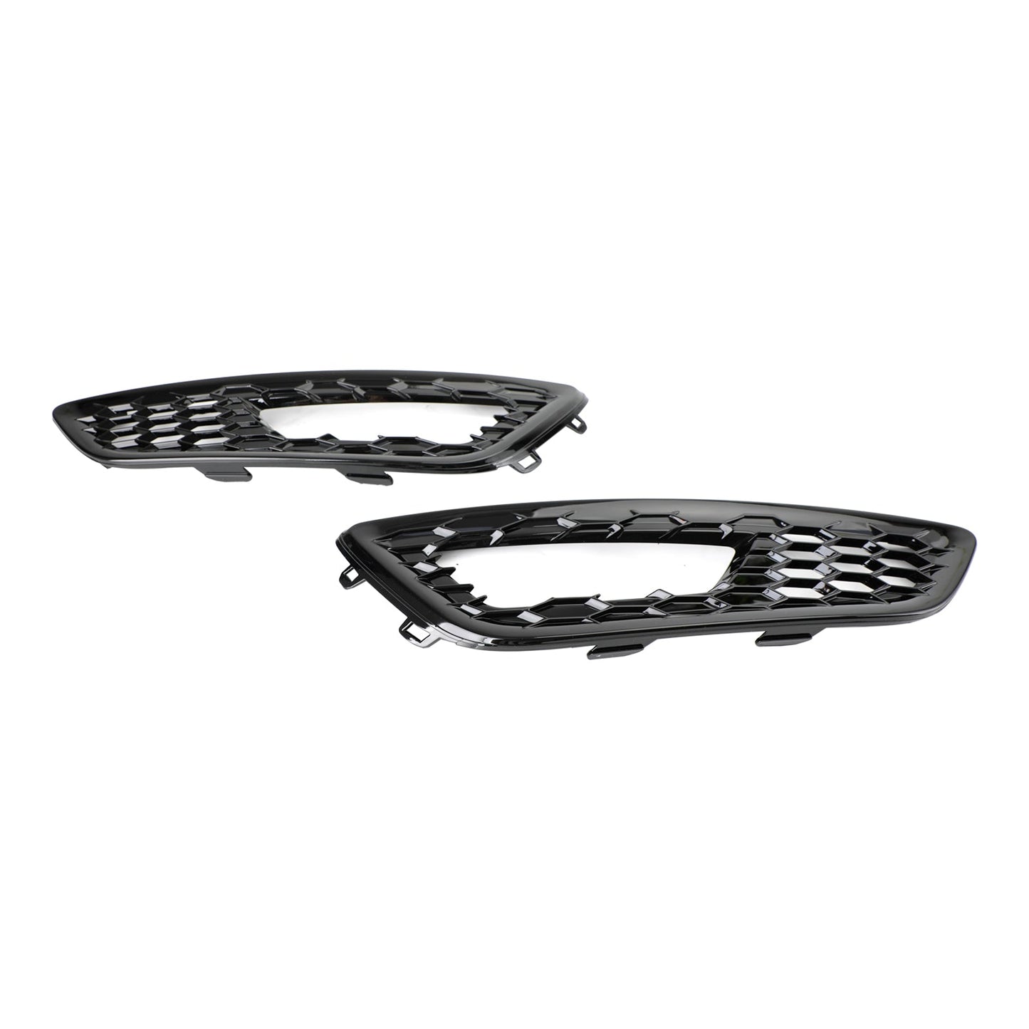 2015-2017 Ford Focus Pair Front Bumper Fog Light Lamp Cover Bezel Grill F1EZ15200A F1EZ15201A
