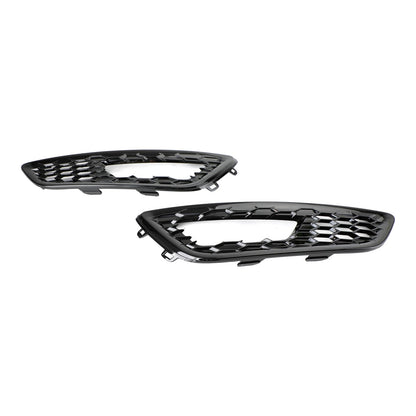 2015-2017 Ford Focus Pair Front Bumper Fog Light Lamp Cover Bezel Grill F1EZ15200A F1EZ15201A