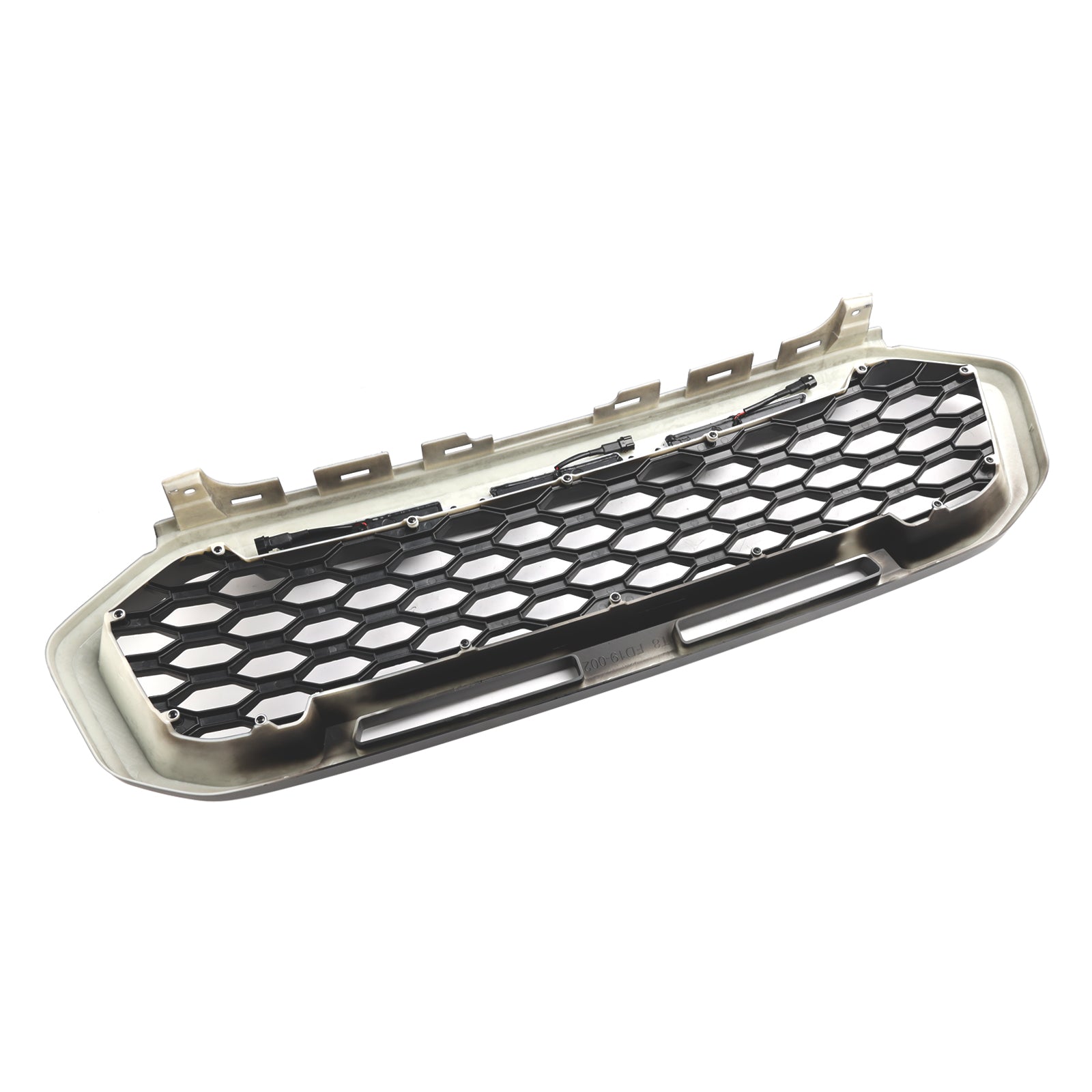 2019-2023 Ford Ranger T8 Front Bumper Grill Grille Black W/LED Light