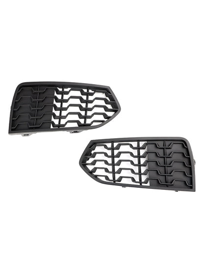 2012-2017 BMW 2 Series F23 M Sport Front Bumper Fog Light Grille — Pair (51118056797 / 51118056798)