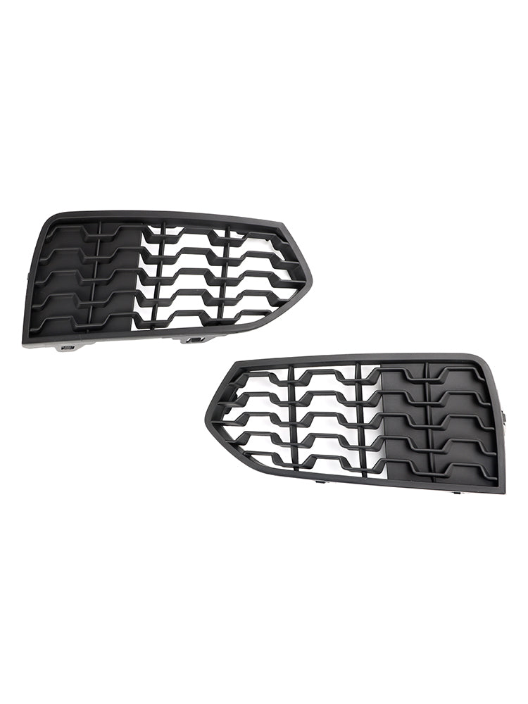 2012-2017 BMW 2 Series F22 M Sport Front Bumper Fog Light Grille — Pair (51118056797 / 51118056798)