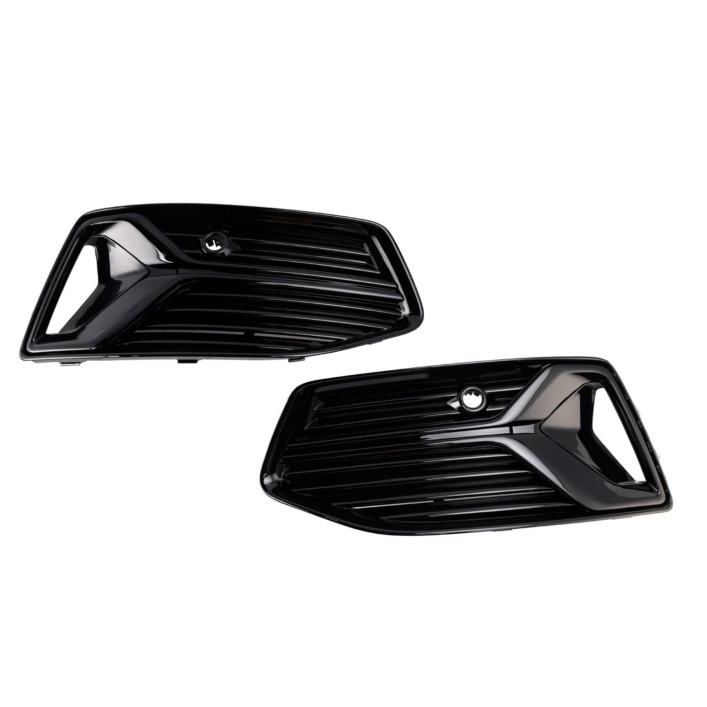 2019-2023 Audi A6 C8 Front Bumper Fog Light Cover Grill — Pair