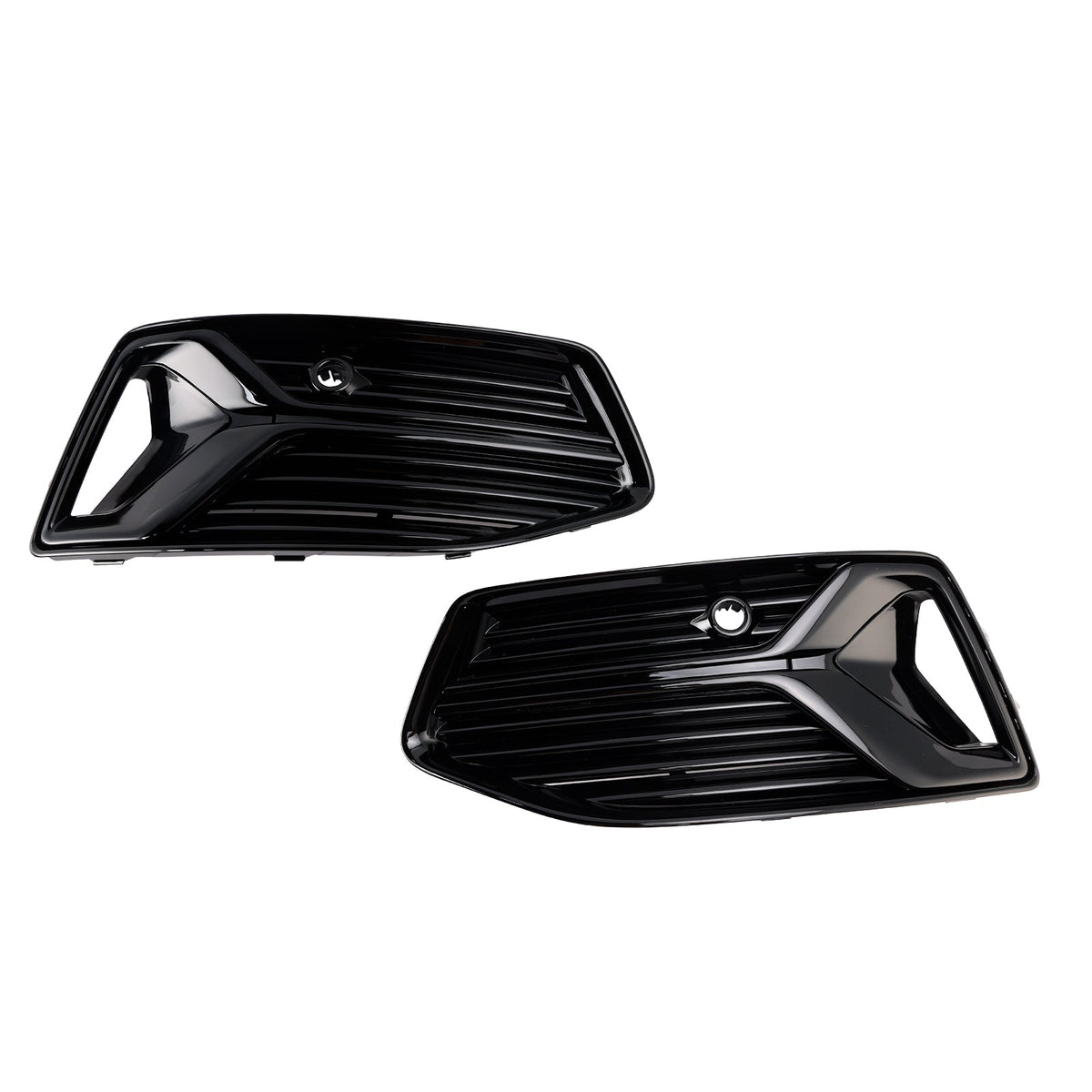 2019-2023 Audi A6 C8 Front Bumper Fog Light Cover Grill — Pair