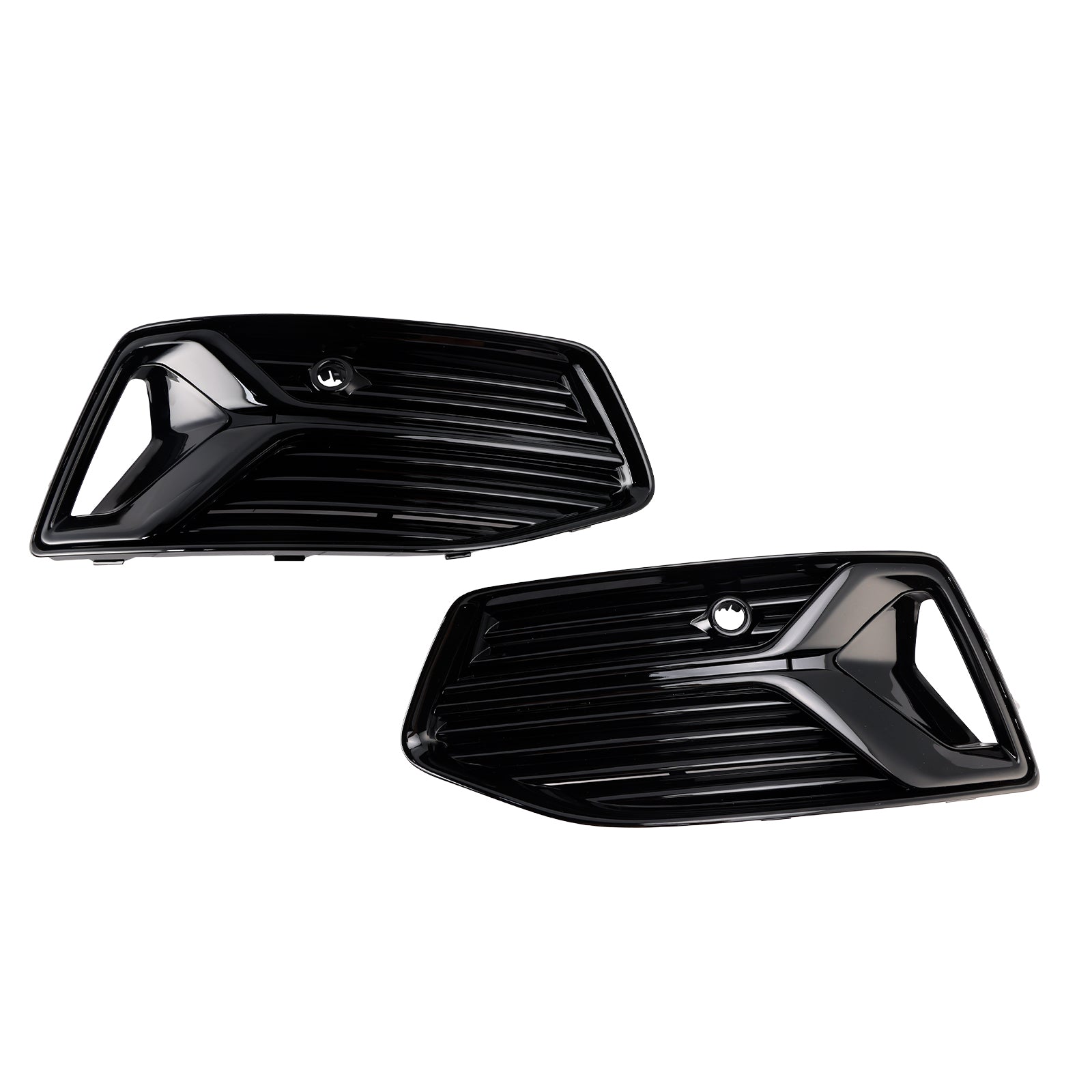 2019-2023 Audi A6 C8 Front Bumper Fog Light Cover Grill — Pair