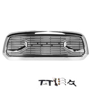 2013-2018 Dodge Ram 1500 Big Horn Style Chrome Front Bumper Grille