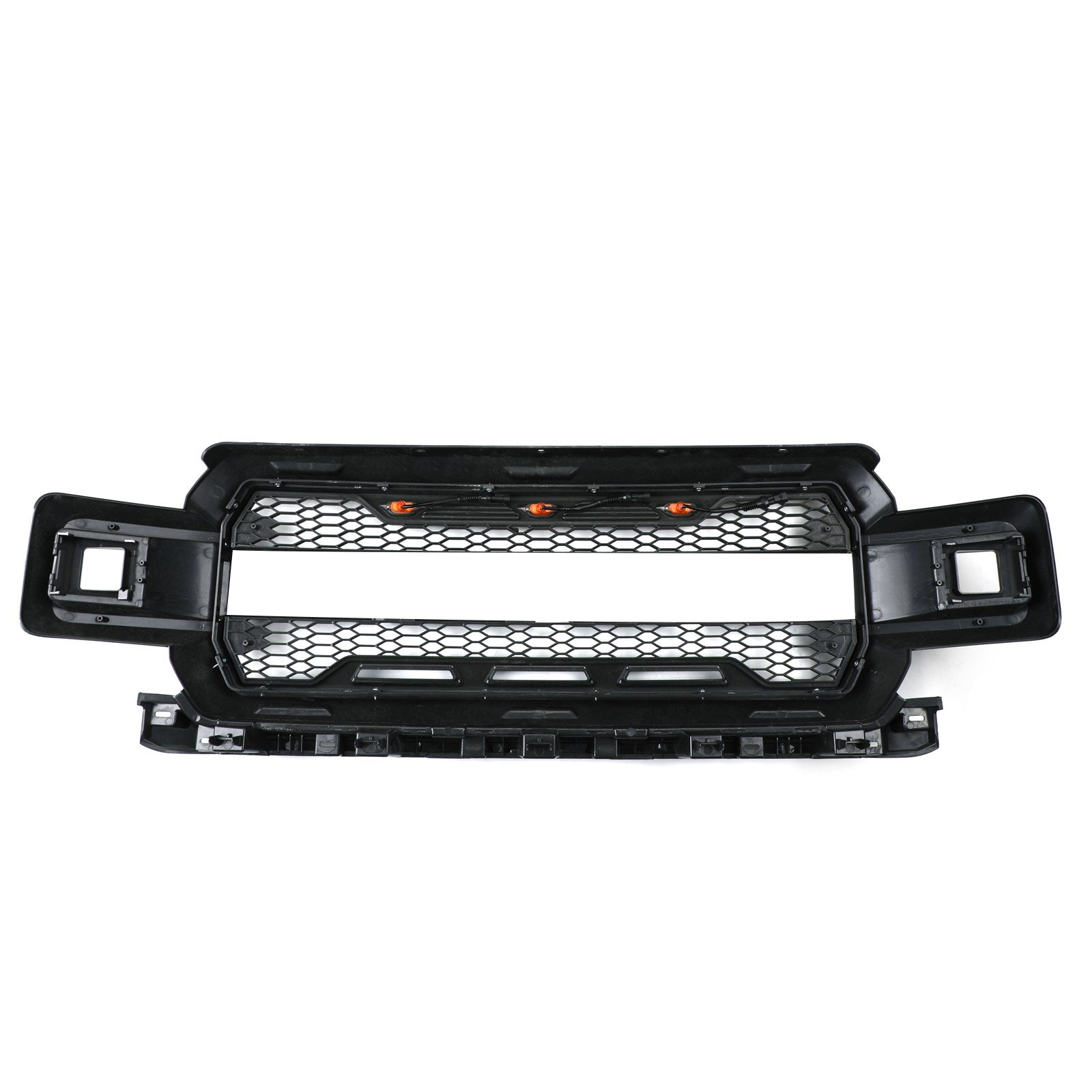 F150 2018-2020 Raptor Style Honeycomb Grill With Amber LED Grille Replacement Kit