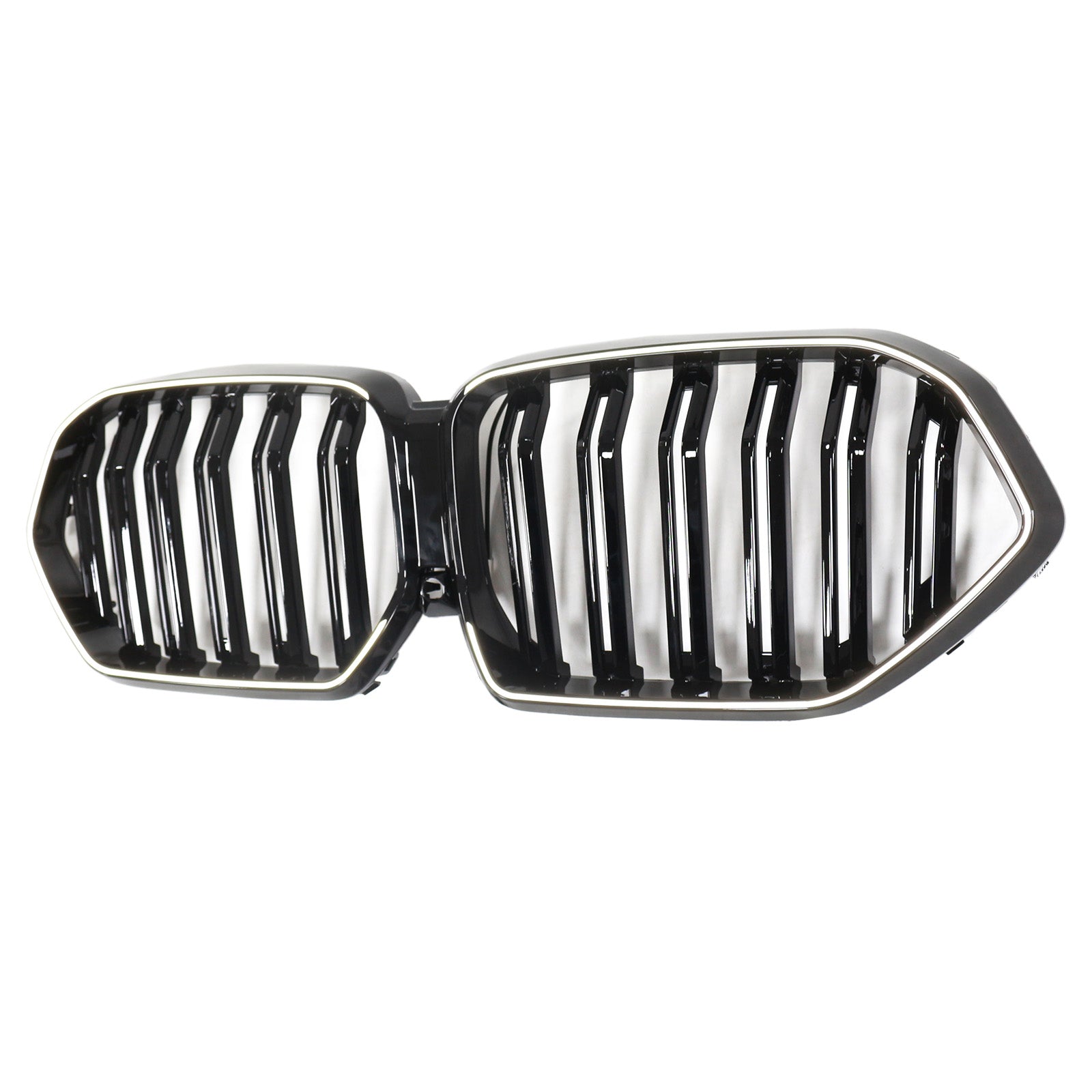 2020-2022 BMW X6 G06 M50i Gloss Black Front Bumper Grille with Camera Hole