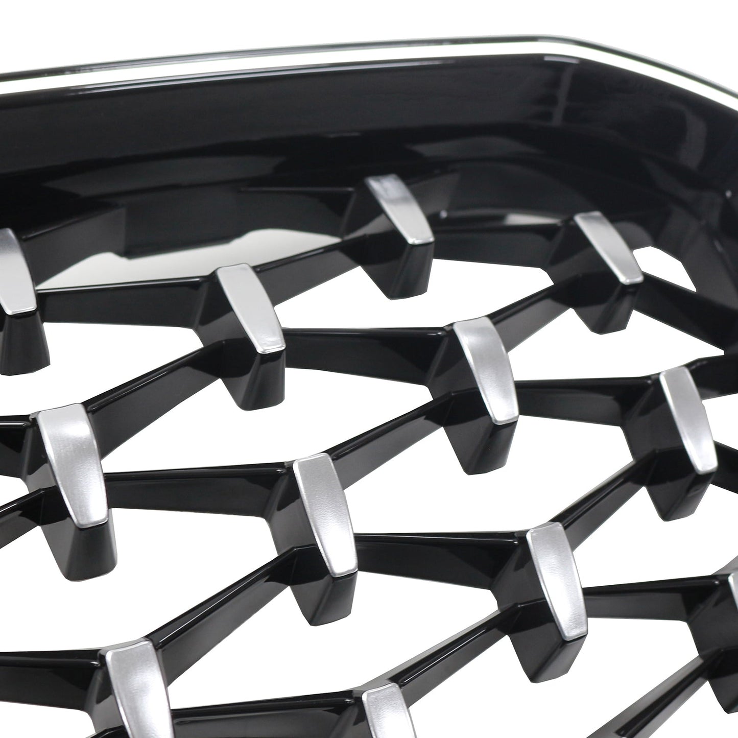 2022-2025 BMW X3 G01 X4 G02 Diamond Chrome Front Bumper Kidney Grille