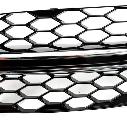 2015-2018 Mercedes-Benz C-Class W205 Black Chrome Front Fog Light Cover (2058851623)