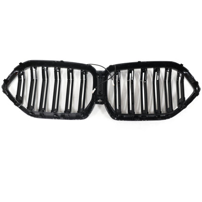 2020-2022 BMW X6 G06 M50i Gloss Black Front Bumper Grille with Camera Hole