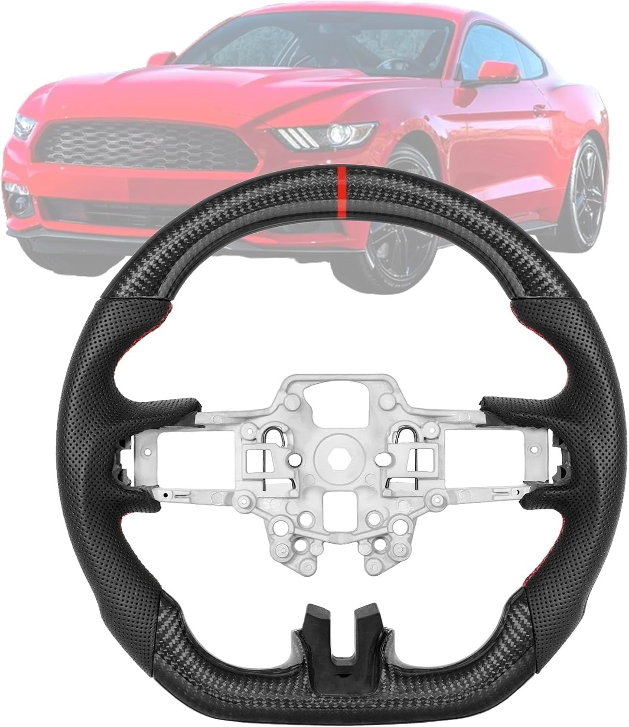 Steering Wheel for 2015-2017 Mustang EcoBoost/GT/V6/Shelby GT350/GT350R