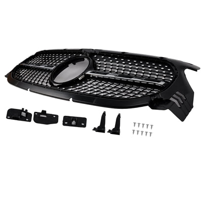 2020-2023 Mercedes-Benz GLA-Class H247 GLA200 GLA250 Diamond Front Grille