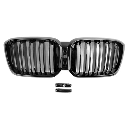 2022-2023 BMW X3 G01 X4 G02 Gloss Black Front Kidney Grille