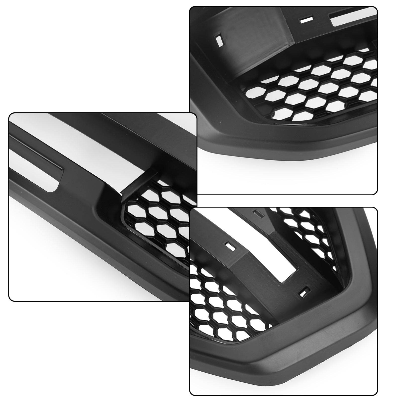 Ford Ranger 2019-2023 Raptor Style Front Bumper Grille Grill Black