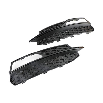 2013-2017 Audi S3 Lower Bumper Fog Light Cover Grille — Pair (8V3807681G / 8V3807682G)