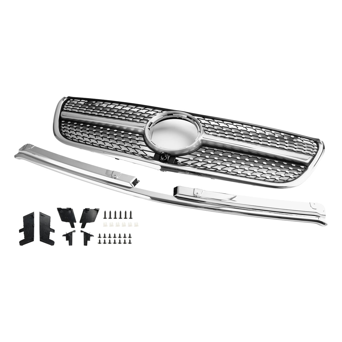 2015-2019 Mercedes-Benz Vito W447 GT Style Diamond Front Bumper Grille