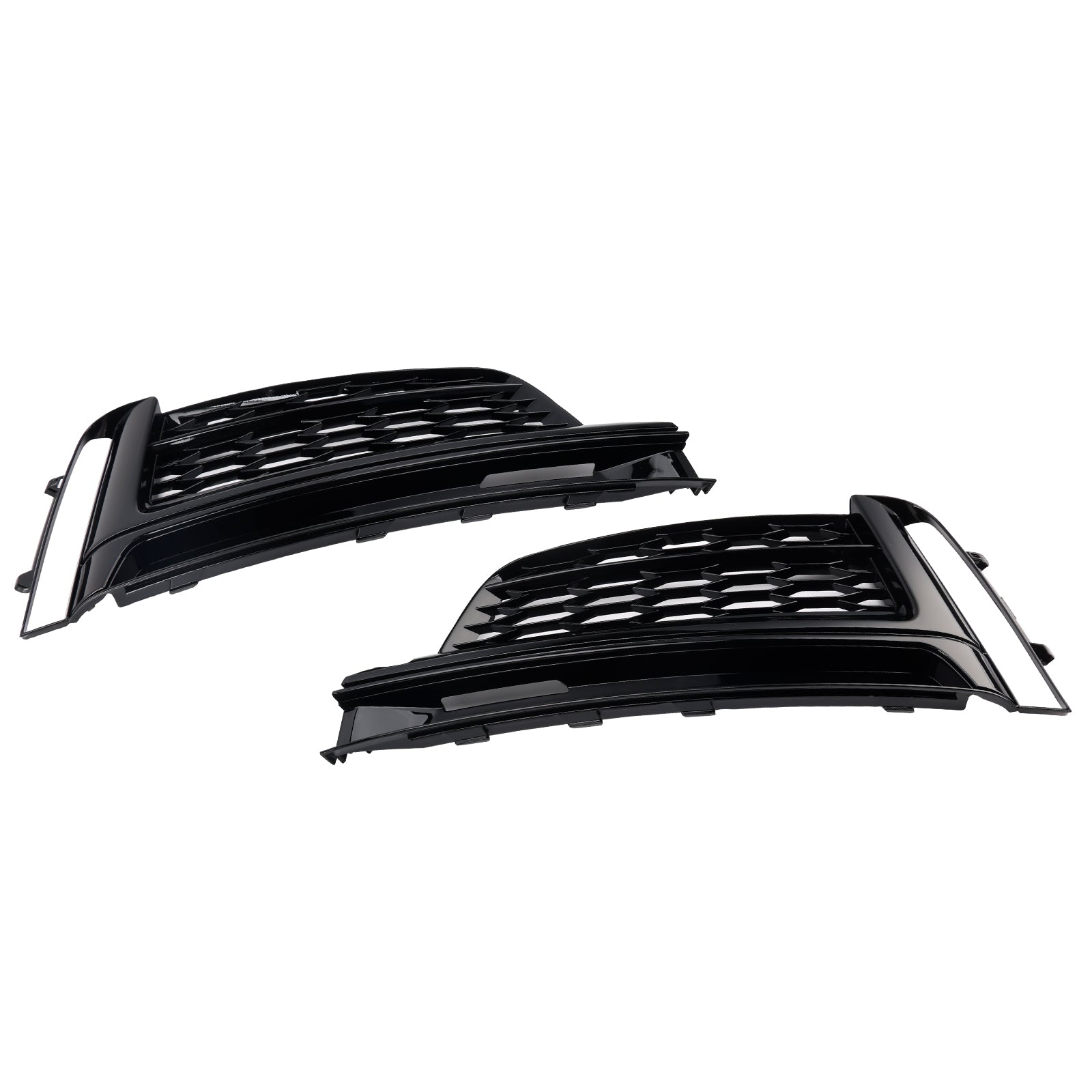 2018-2019 Audi A5 S-Line S5 Front Bumper Fog Light Grille Cover (Chrome)