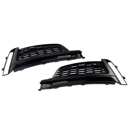 2018-2019 Audi A5 S-Line S5 Front Bumper Fog Light Grille Cover (Chrome)