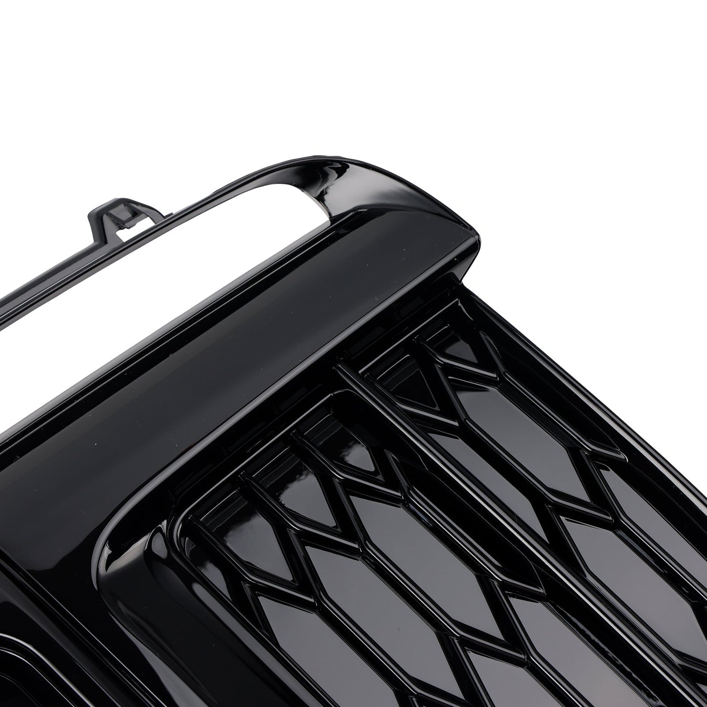 2018-2019 Audi A5 S-Line S5 Front Bumper Fog Light Grille Cover (Black)