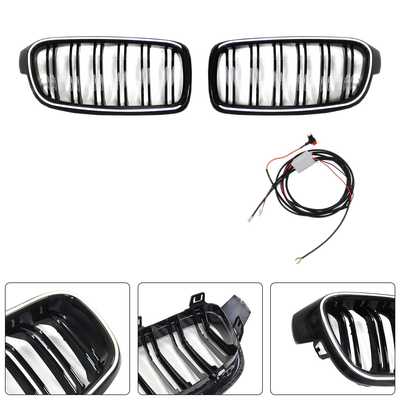 2012-2019 BMW 3 Series F30 F31 F35 Double Slat Front Kidney Grille (51137263481)