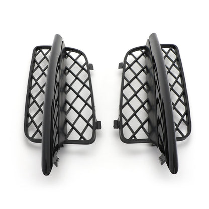 2007-2010 BMW X5 E70 Front Bumper Fog Light Grille — Pair (51117159593 / 51117159594)