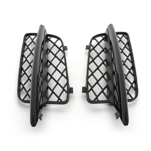 2007-2010 BMW X5 E70 Front Bumper Fog Light Grille — Pair (51117159593 / 51117159594)