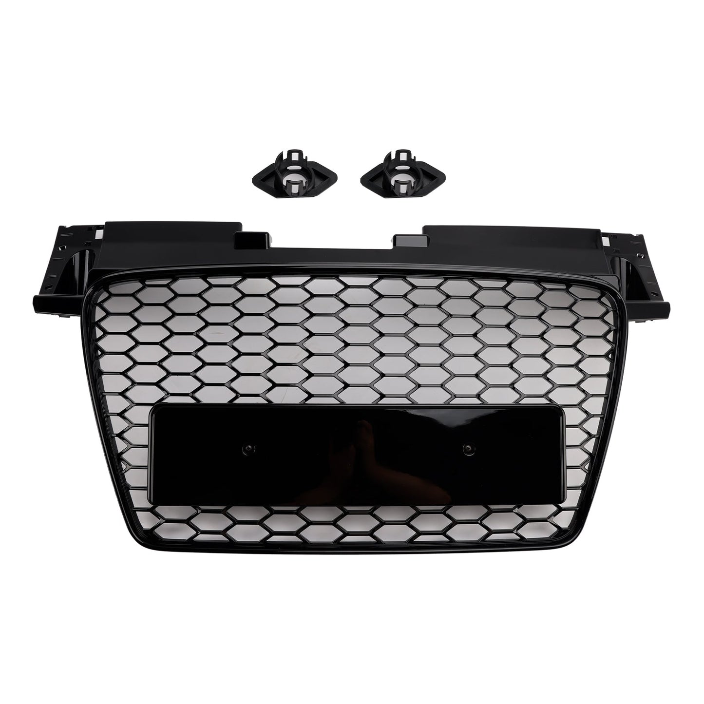 2006-2014 Audi TT TTS Gloss Black RS Style Front Honeycomb Grille