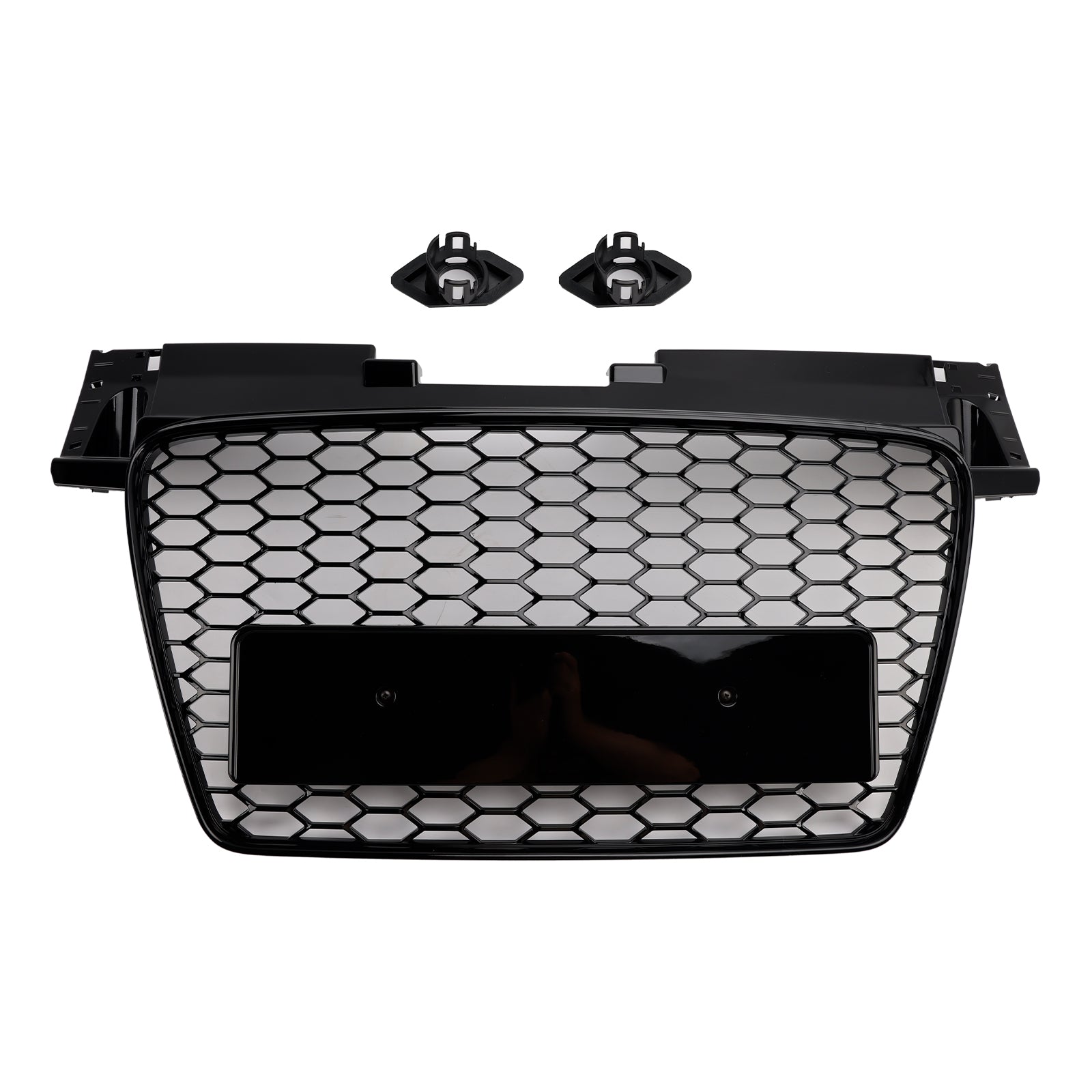 2006-2014 Audi TT TTS Gloss Black RS Style Front Honeycomb Grille